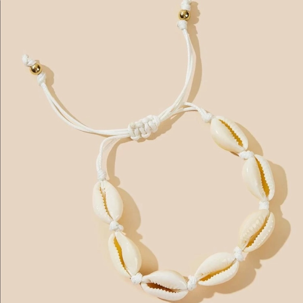 New white Shell Anklet/bracelet - Picture 2 of 4